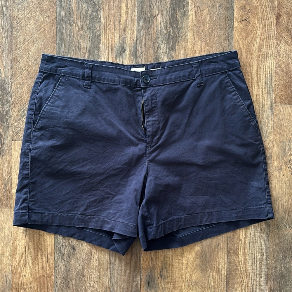 A New Day navy blue casual shorts with pockets size 14